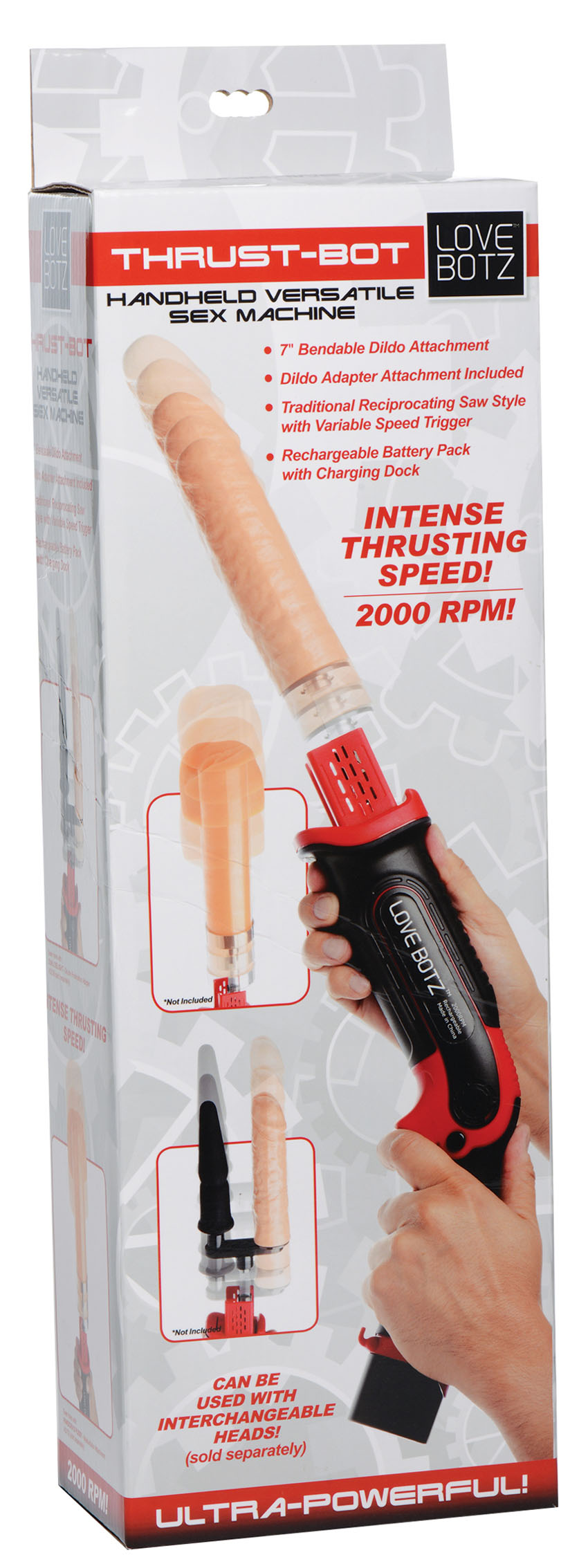 LoveBotz Thrust Bot Handheld Multi-Speed Sex Machine – PinkieWinkie.com