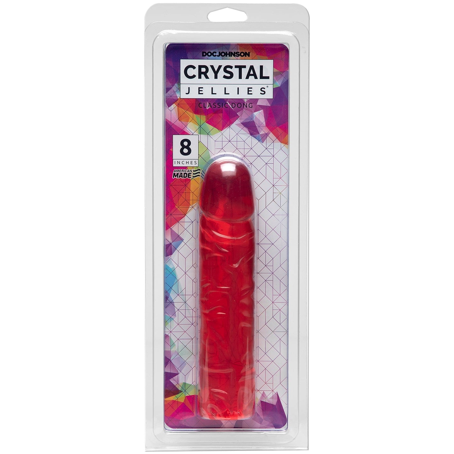 Doc Johnson Crystal Jellies Classic Dong