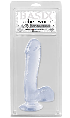 Basix Rubber Works Dildo w/ Suction Cup