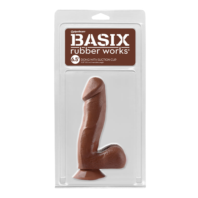 Basix Rubber Works Dildo w/ Suction Cup