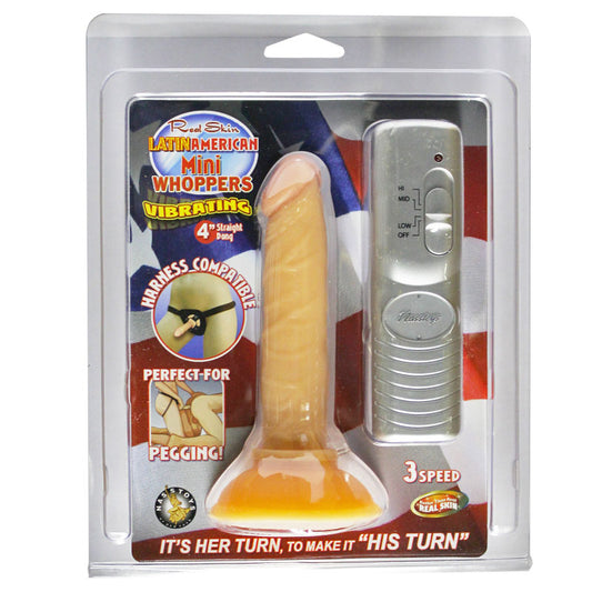 RealSkin All American Mini Whoppers Vibrating Straight Dildo