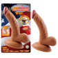 Latin American Mini Whoppers Curved Dildo w/ Balls