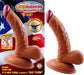 Latin American Mini Whoppers Curved Dildo w/ Balls