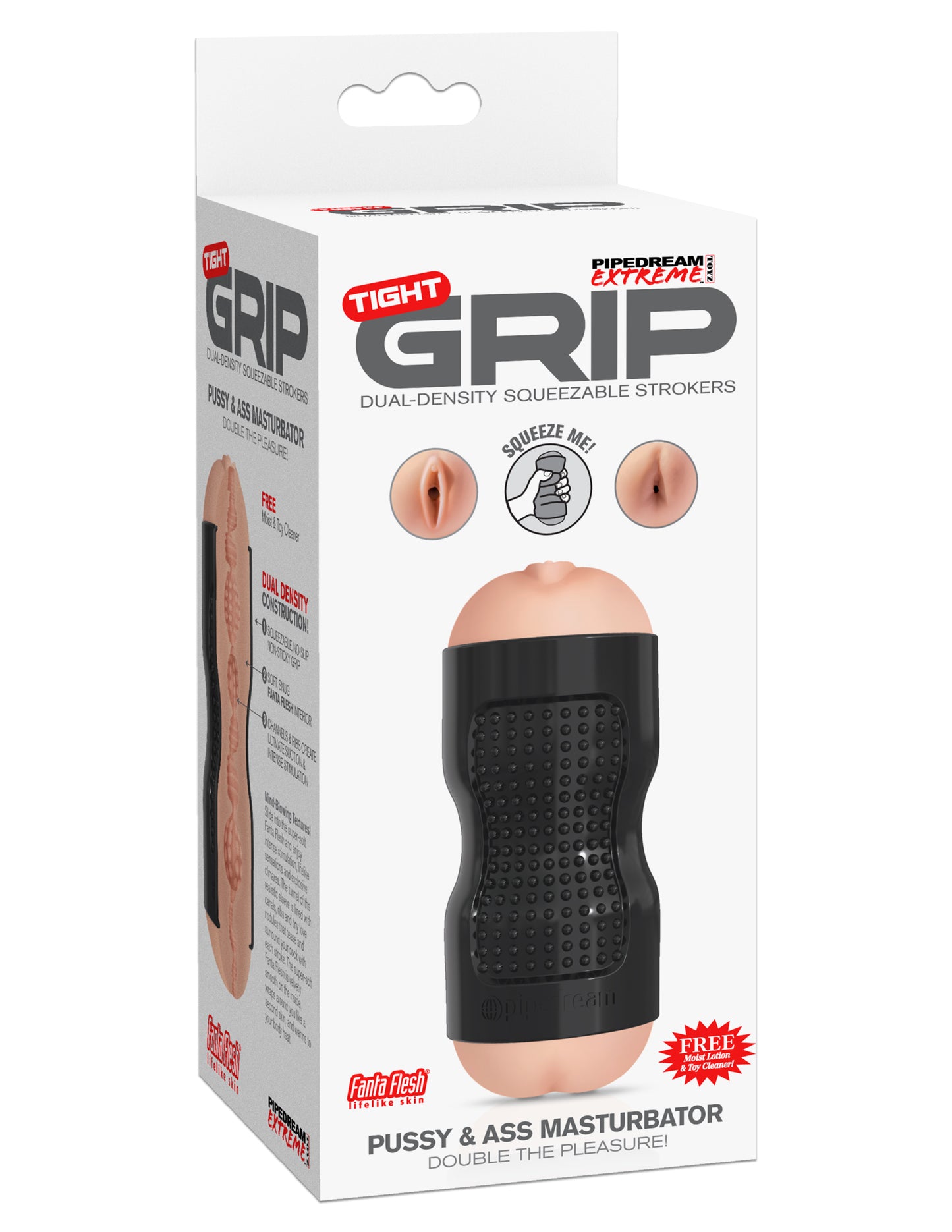 Pipedream Extreme Tight Grip Dual-Density Squeezable Strokers