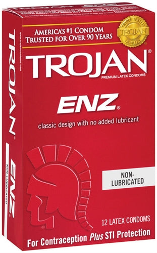 Trojan Enz Non-Lubricated Condoms