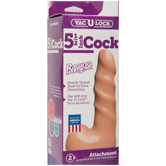 Vac-U-Lock Raging Hard-On Realistic Cock