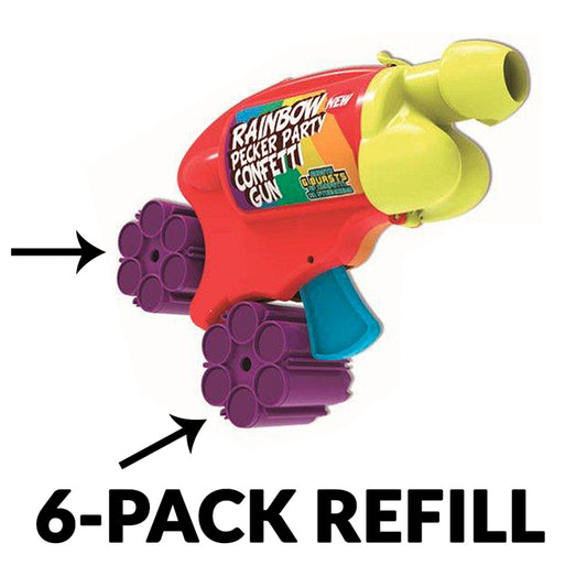 Party Pecker Confetti Refill Cartridge 4pk