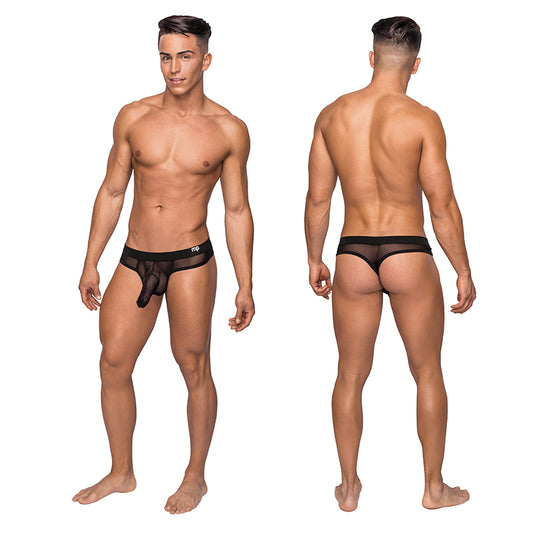 Male Power Hoser Stretch Mesh Thong