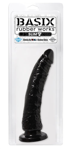 Basix Rubber Works Slim 7" w/ Suction Cup