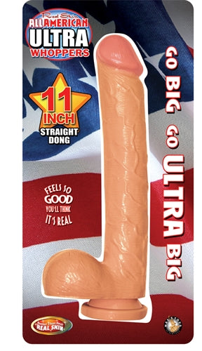 RealSkin All American Ultra Whoppers Straight Dildo