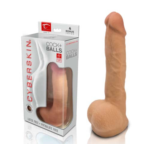 CyberSkin Cyber Cock w/ Balls