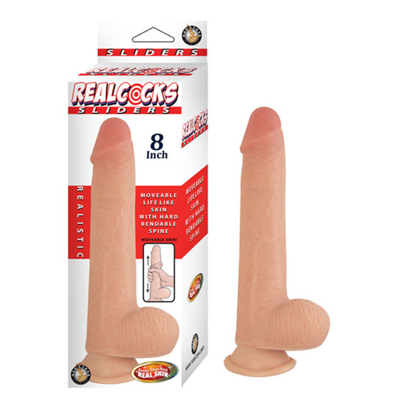 Realcocks Sliders Moveable Skin Dildo