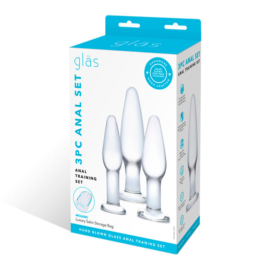 Glas Glass Anal Training Kit 3pc