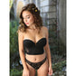 Premiere Basics Midnight Garden V-Front Bustier & Thong