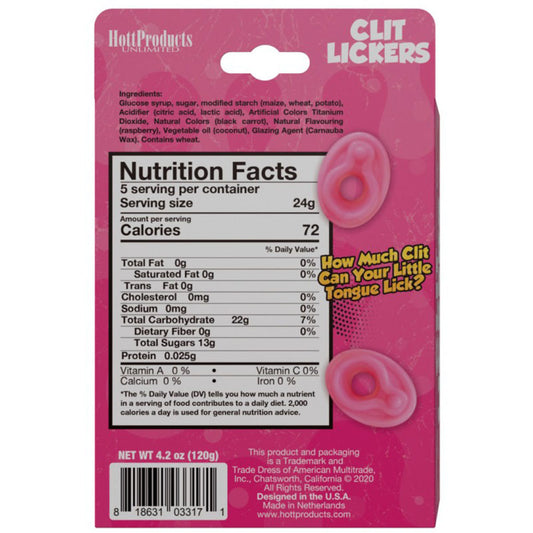 Clit Lickers Clit Shaped Gummies