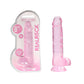 RealRock Realistic Crystal Clear Dildo w/ Balls