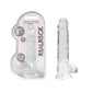 RealRock Realistic Crystal Clear Dildo w/ Balls