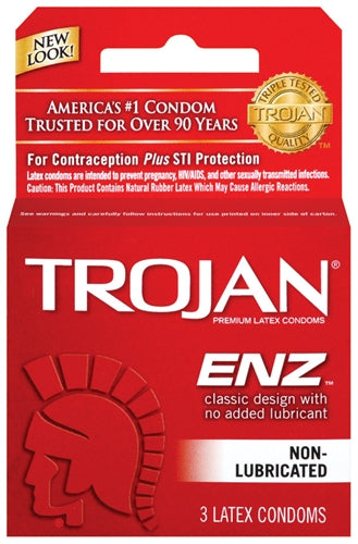 Trojan Enz Non-Lubricated Condoms