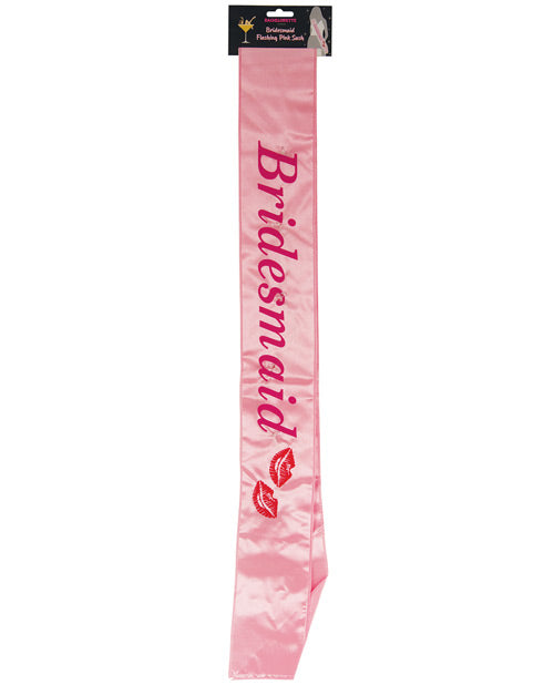 OMG Bachelorette Bridesmaid Flashing Sash w/ Kisses