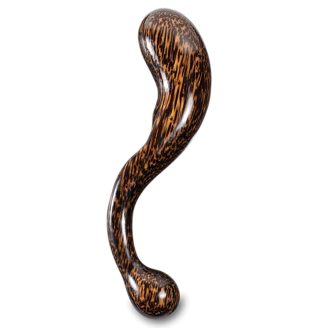 NobEssence Seduction Sculpted Wood Curved Prostate & G-Spot Dildo