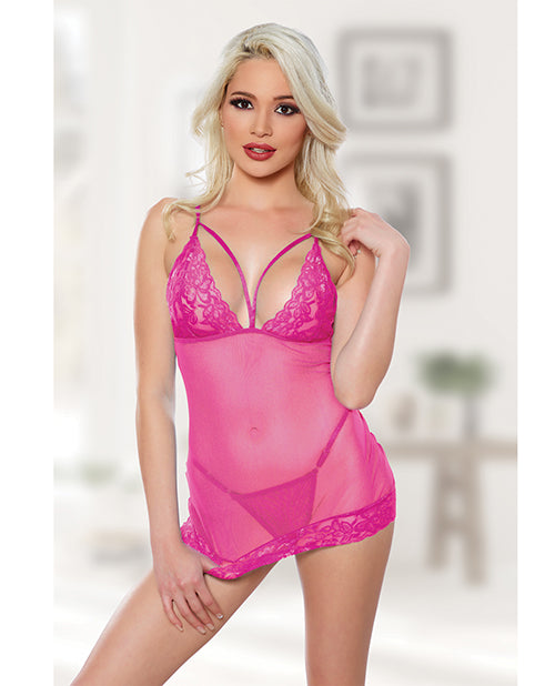 Blush Me Babydoll & G-String