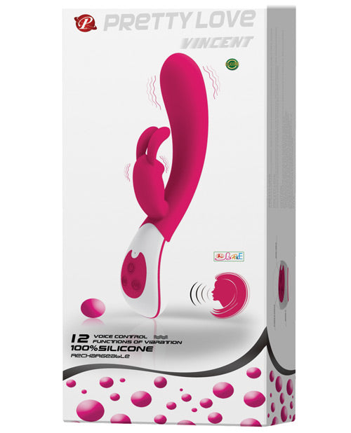 Pretty Love Vincent Voice Controlled Rechargeable Rabbit 12-Function