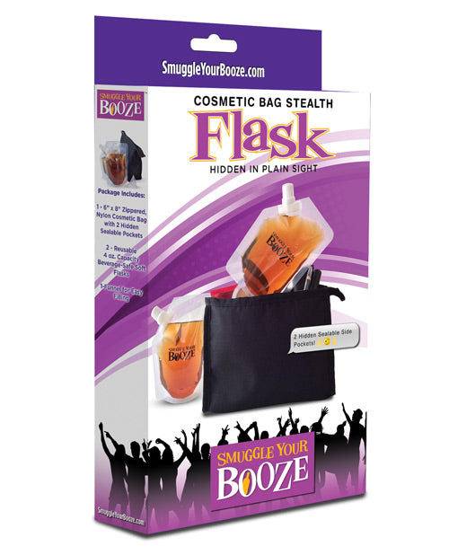 Smuggle your Booze Cosmetic Bag Stealth Flask