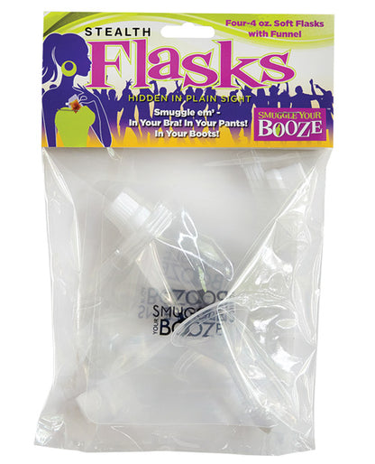 Smuggle Your Booze Soft Flasks & Funnel