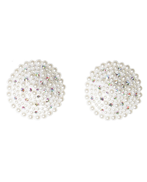 Pearl & Rhinestones Round Reusable Pasties