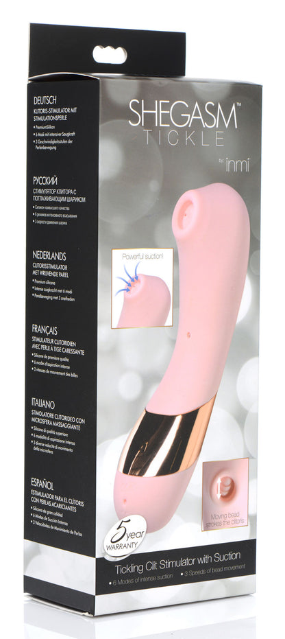 Shegasm Tickle Tickling Clit Stimulator w/ Suction