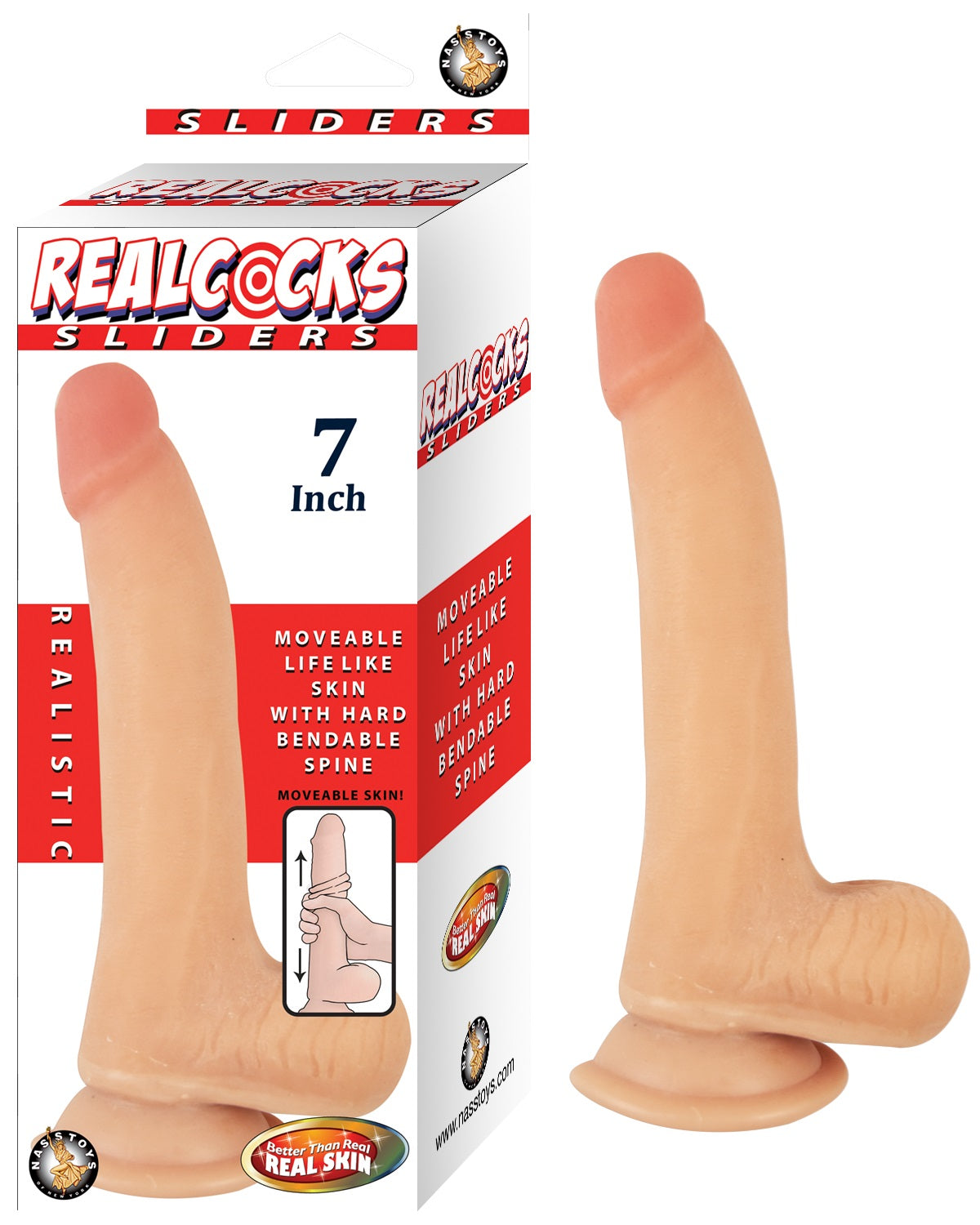 Realcocks Sliders Moveable Skin Dildo