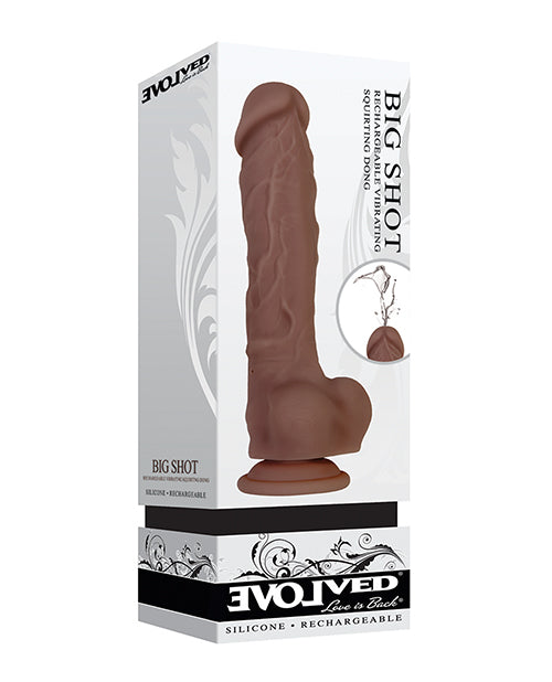 Evolved Big Shot Vibrating & Squirting Dildo