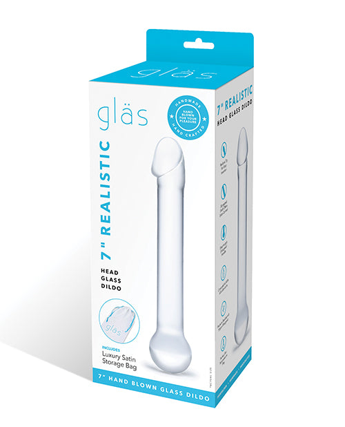 Glas Realistic Head Glass Dildo