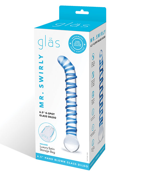 Glas Mr. Swirly G-Spot Glass Dildo