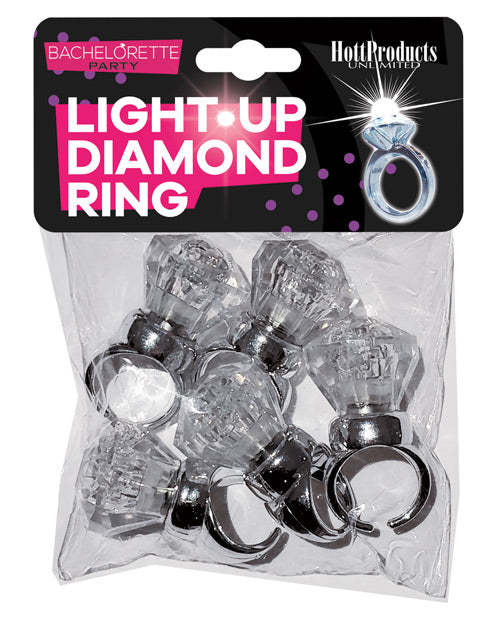 Light Up Diamond Ring 5pk