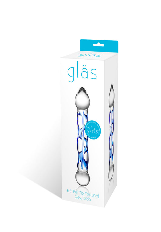 Glas Tip Textured Glass Dildo