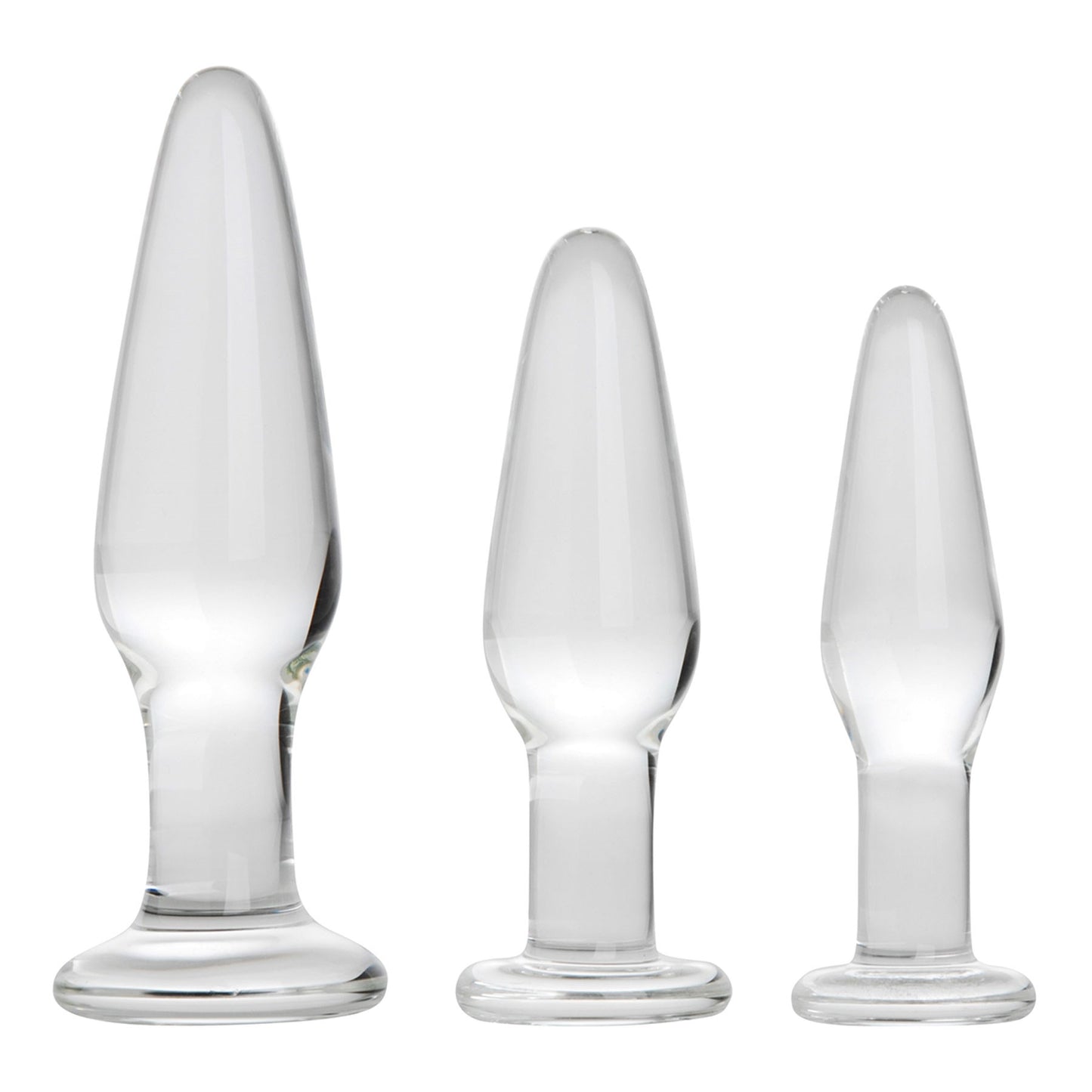 Adam & Eve Glass Anal Training Trio