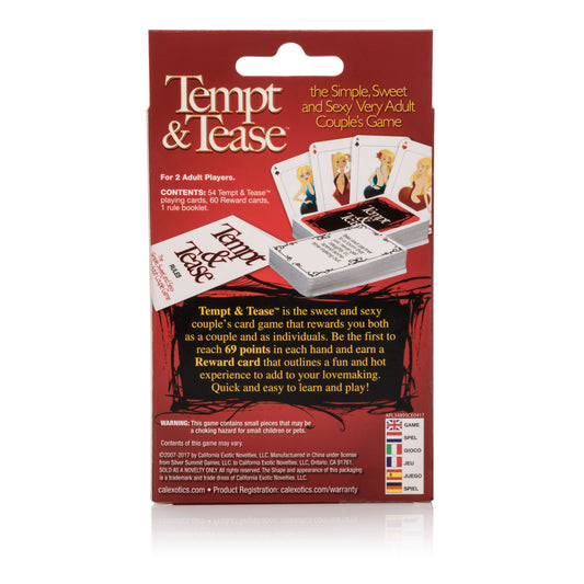 Tempt & Tease Card Game