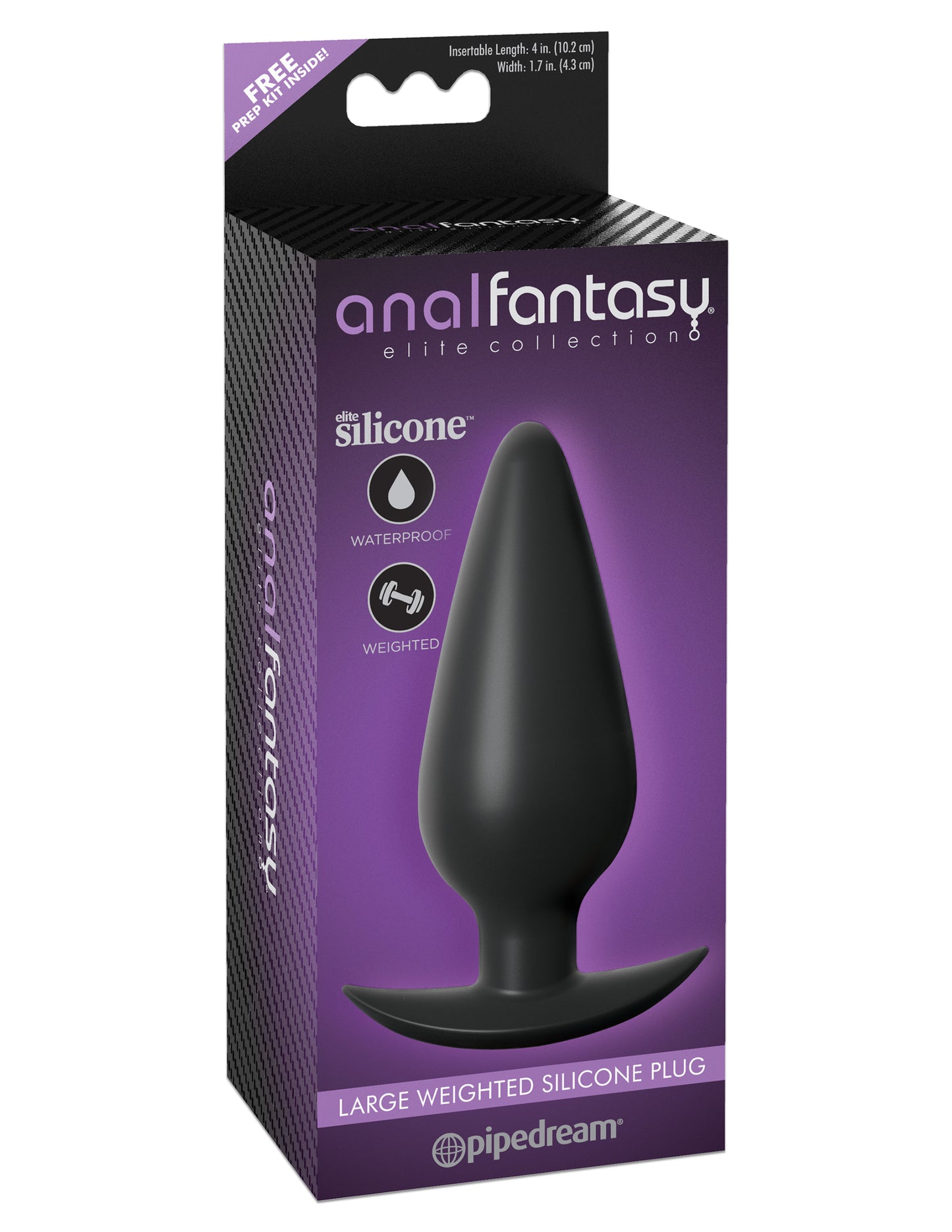 Anal Fantasy Elite Weighted Silicone Plug