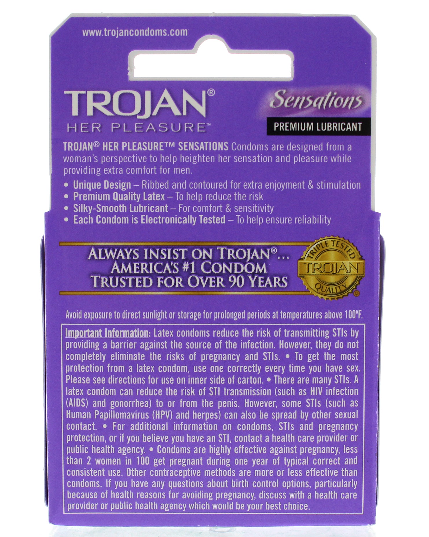 Trojan Her Pleasure Condoms – PinkieWinkie.com