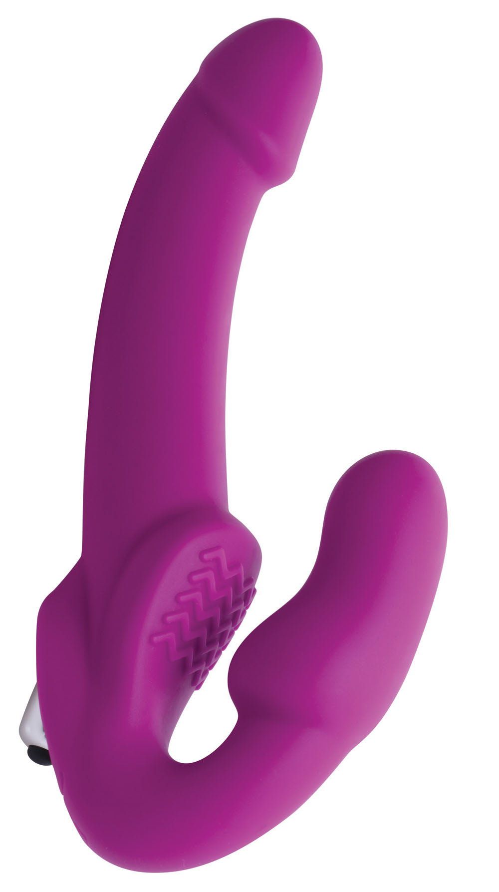 Strap-U Vibrating Strapless Silicone Strap-On Dildo