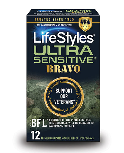 Lifestyles Ultra Sensitive Bravo Condoms