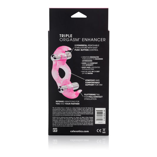 Triple Orgasm Erection Enhancer - Silicone