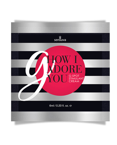 Sensuva G How I Adore You G-Spot Enhancement Cream