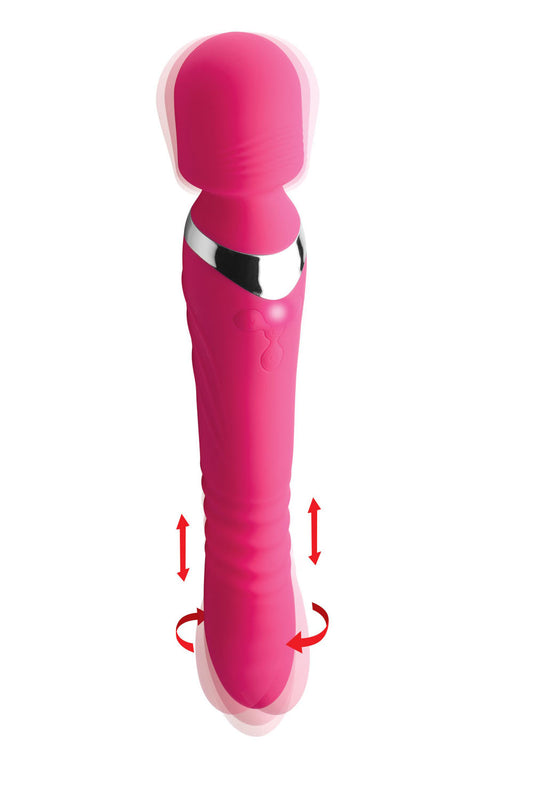 Ultra Thrusting and Vibrating Silicone Wand