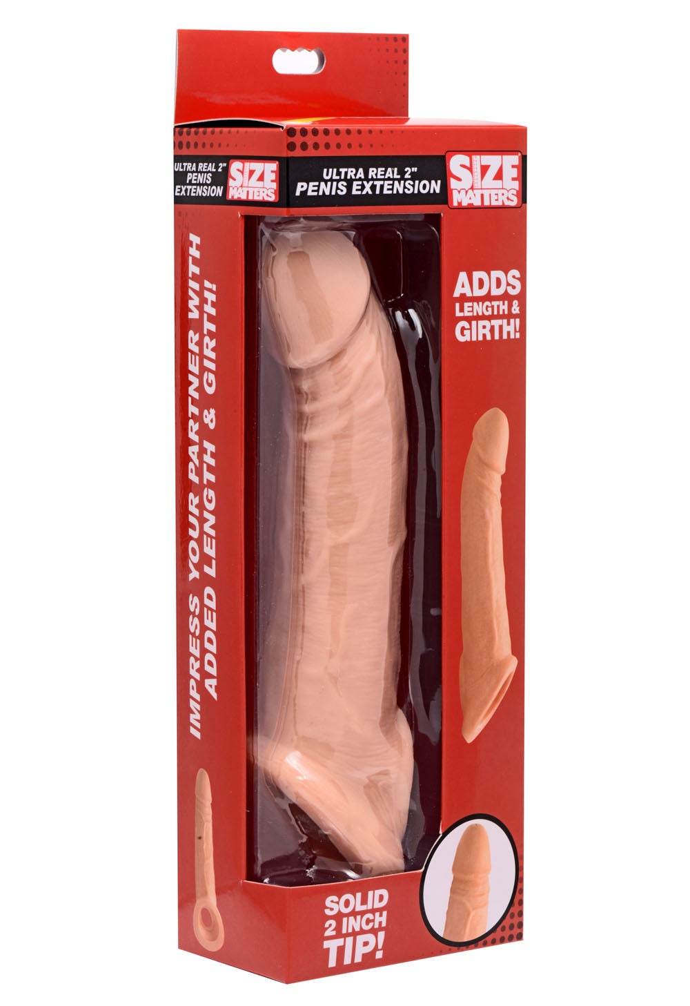 Size Matters Ultra Real Solid Tip Penis Extension