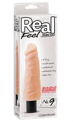 Real Feel Lifelike Toyz No. 9 Multi-Speed Waterproof Dildo