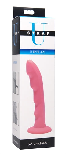 Strap-U Ripples Silicone Strap-On Compatible Dildo