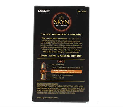 Lifestyles SKYN Large Non-Latex Condoms