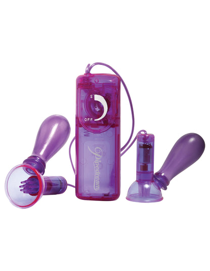 Fetish Fantasy Series Vibrating Nipple Pumps w/ Multi-Speed Controller